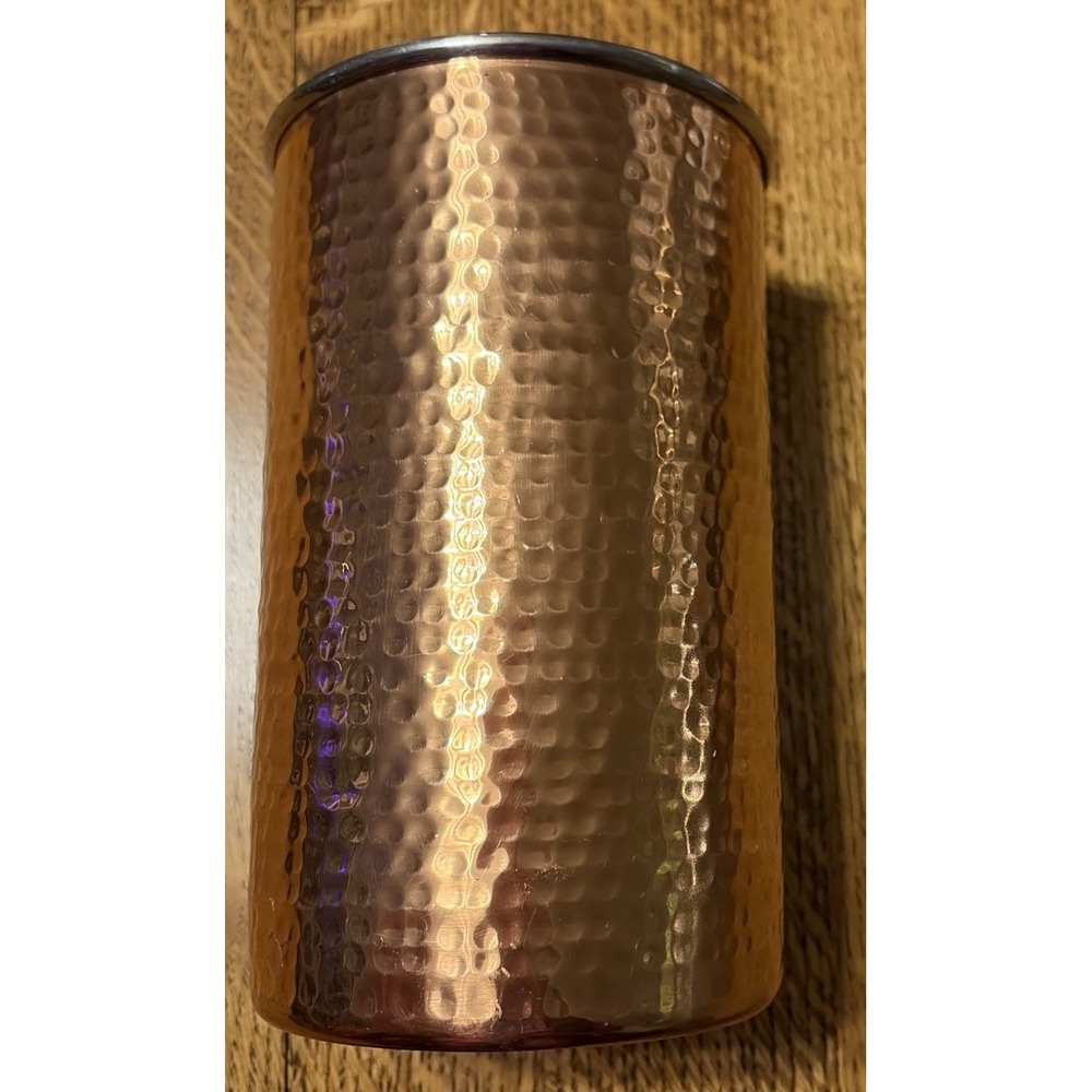 Williams Sonoma Copper & Stainless Hammered  Insulated Wine Chiller